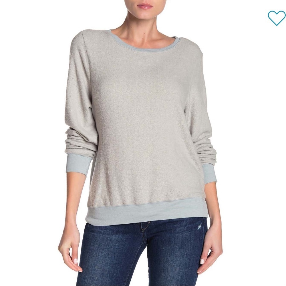 NEW • Wildfox • Baggy Beach Jumper Sweater Gray M